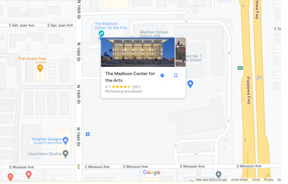 google map of The Madison CFA
